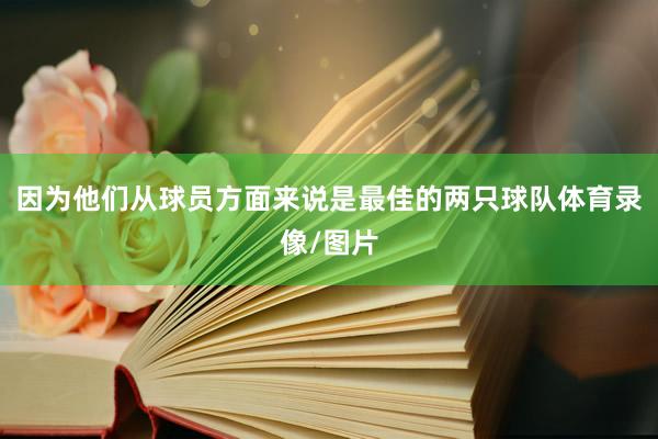 因为他们从球员方面来说是最佳的两只球队体育录像/图片